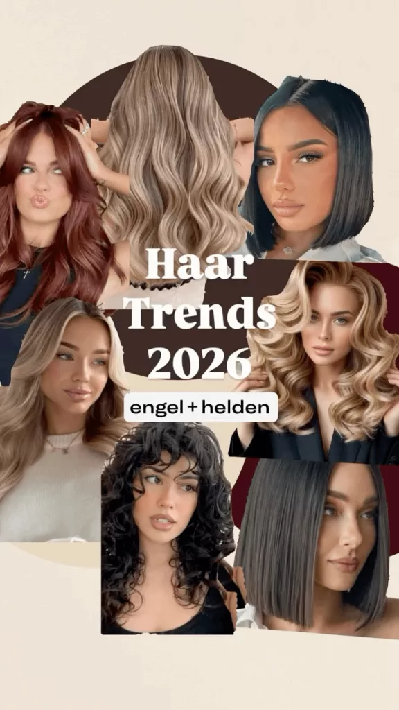 Haartrends 2026 – Die wichtigsten Frisuren und Haarfarben