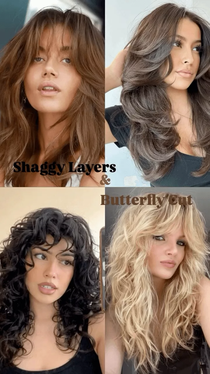 Shaggy Layers & Butterfly Cut